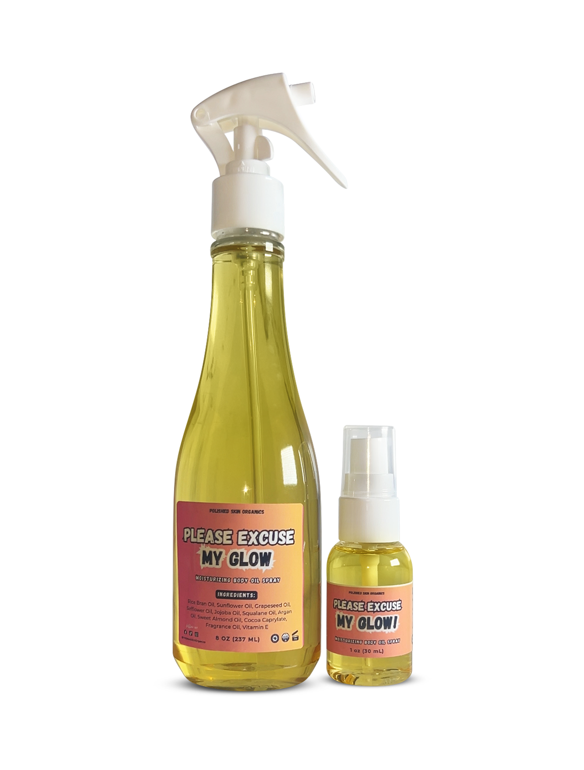 Please Excuse My Glow Body Oil